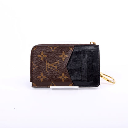 Louis-Vuitton Card Holder Recto Verso Monogram Black