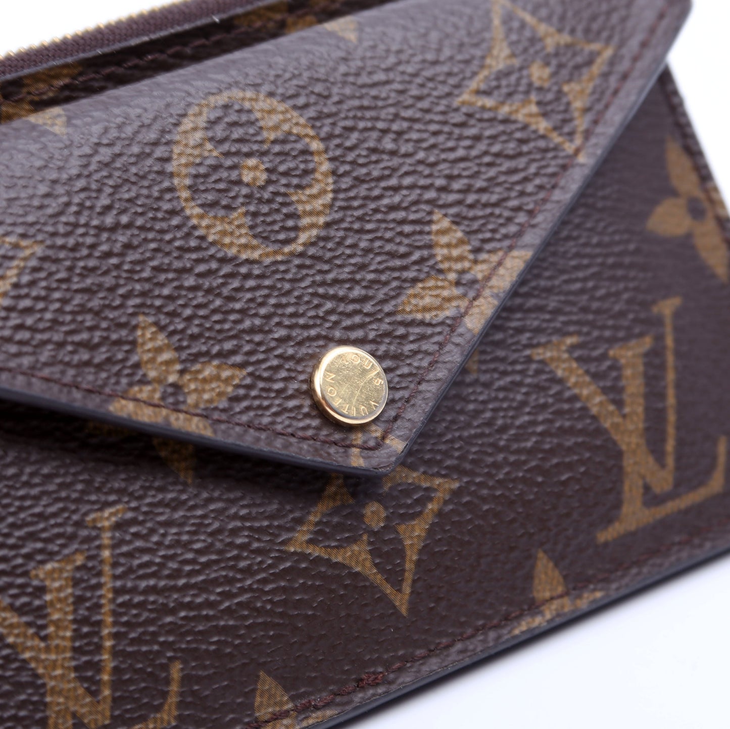 Louis-Vuitton Card Holder Recto Verso Monogram Black