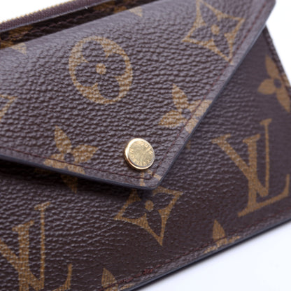 Louis-Vuitton Card Holder Recto Verso Monogram Black