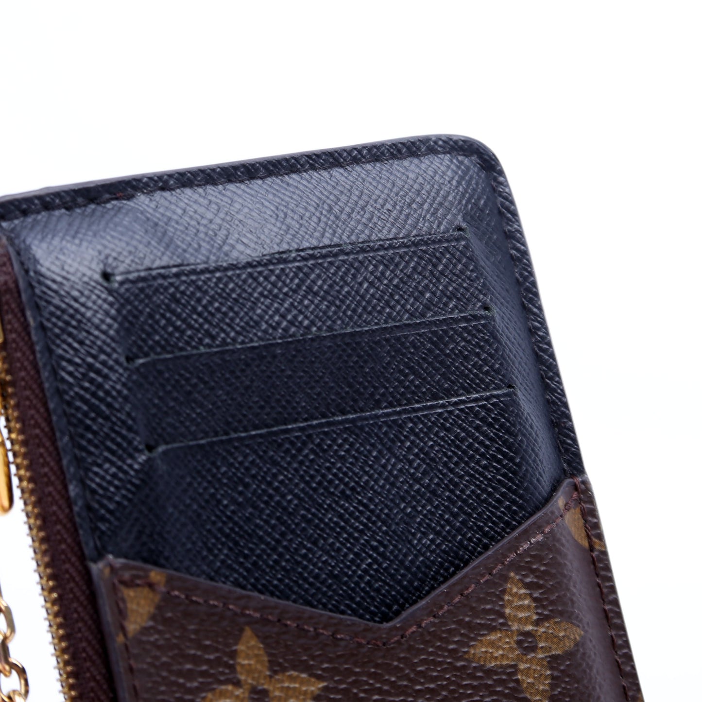 Louis-Vuitton Card Holder Recto Verso Monogram Black