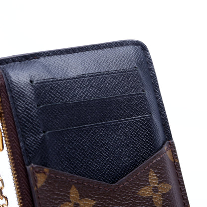 Louis-Vuitton Card Holder Recto Verso Monogram Black
