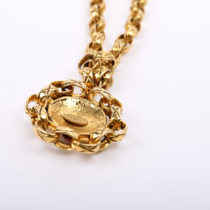 Chanel Gripoix Medallion Links Vintage