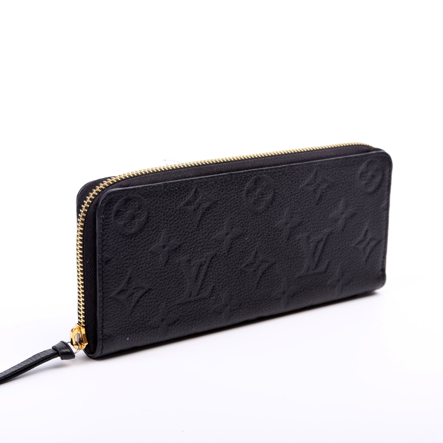 Louis-Vuitton Clemence Wallet Empreinte Black