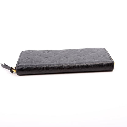 Louis-Vuitton Clemence Wallet Empreinte Black