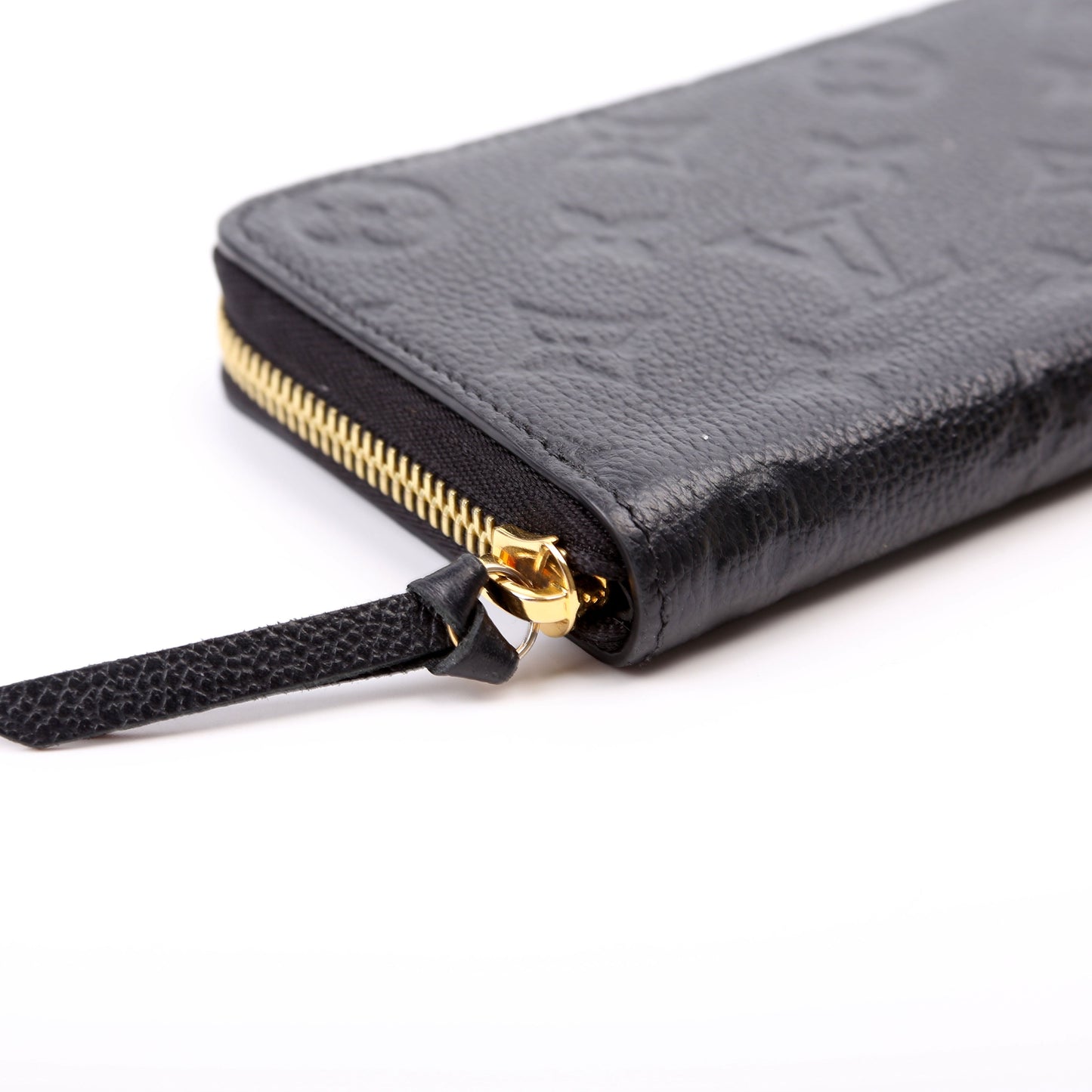 Louis-Vuitton Clemence Wallet Empreinte Black
