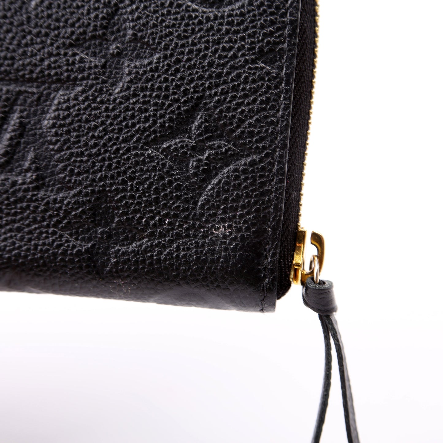 Louis-Vuitton Clemence Wallet Empreinte Black