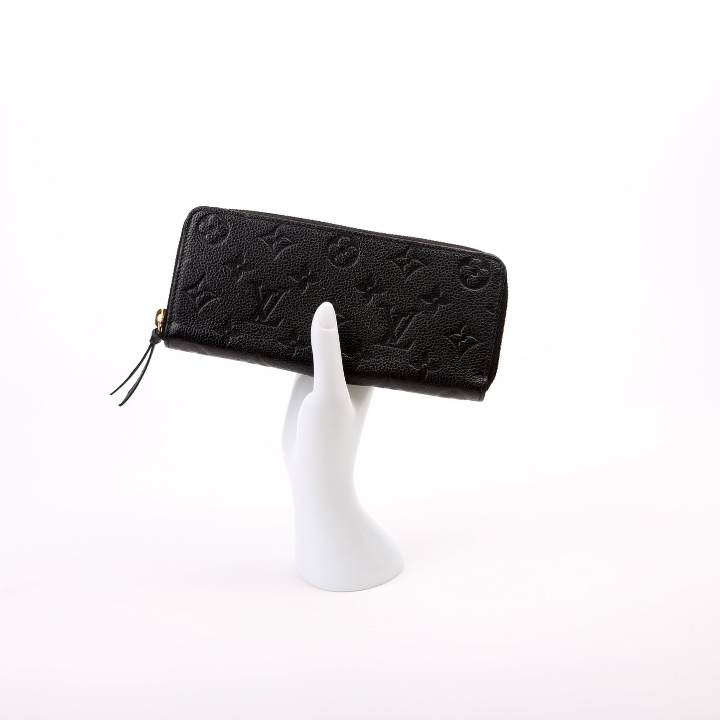 Louis-Vuitton Clemence Wallet Empreinte Black