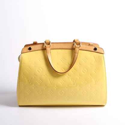 Louis-Vuitton Brea MM Vernis Yellow