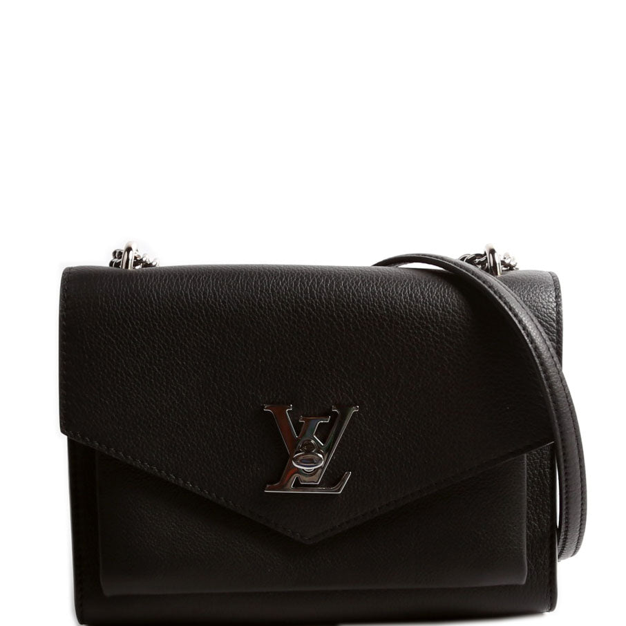 Louis-Vuitton MyLockMe Chain Bag Black