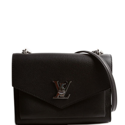 Louis-Vuitton MyLockMe Chain Bag Black