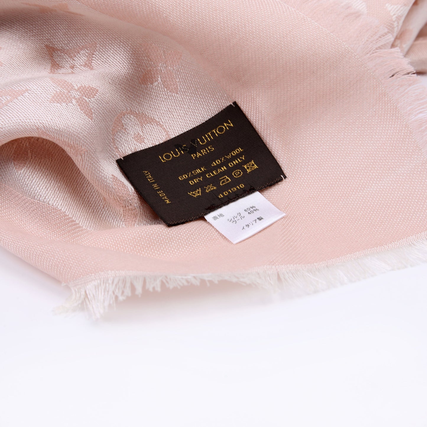 Louis-Vuitton Shawl Monogram/Silk Wool Scarf