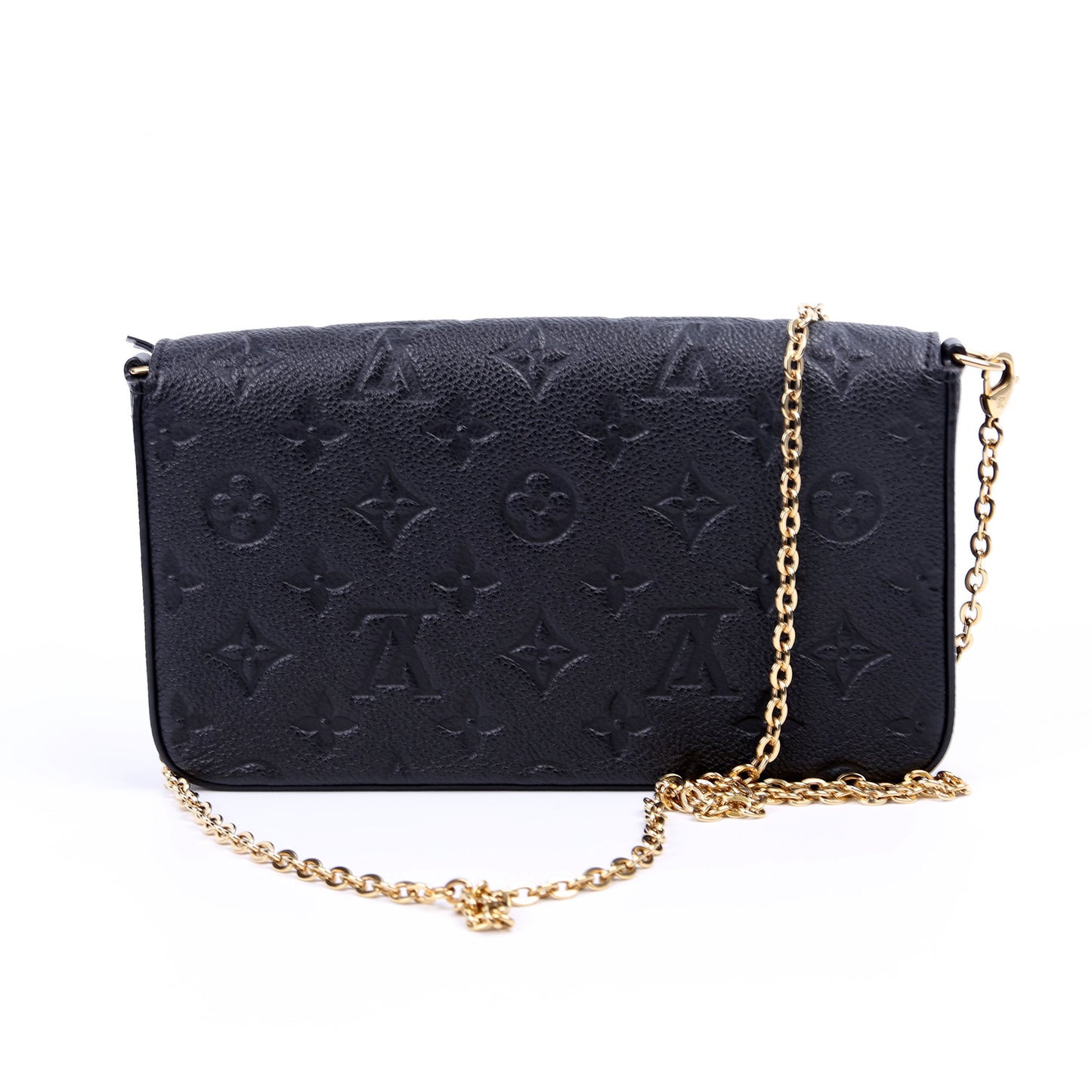 Louis-Vuitton Pochette Felicie Empreinte Black