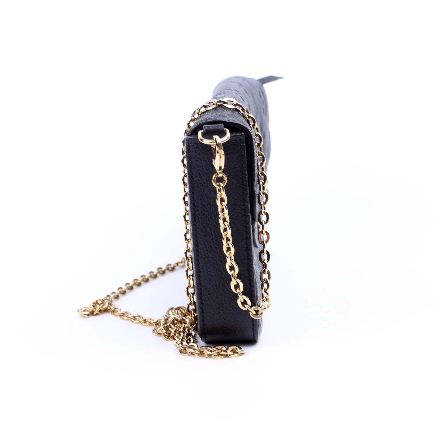 Louis-Vuitton Pochette Felicie Empreinte Black