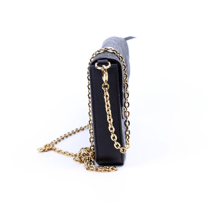 Louis-Vuitton Pochette Felicie Empreinte Black