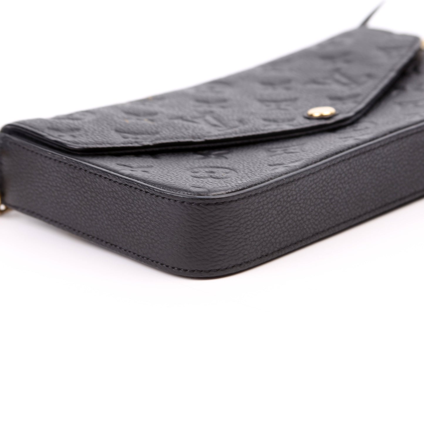 Louis-Vuitton Pochette Felicie Empreinte Black