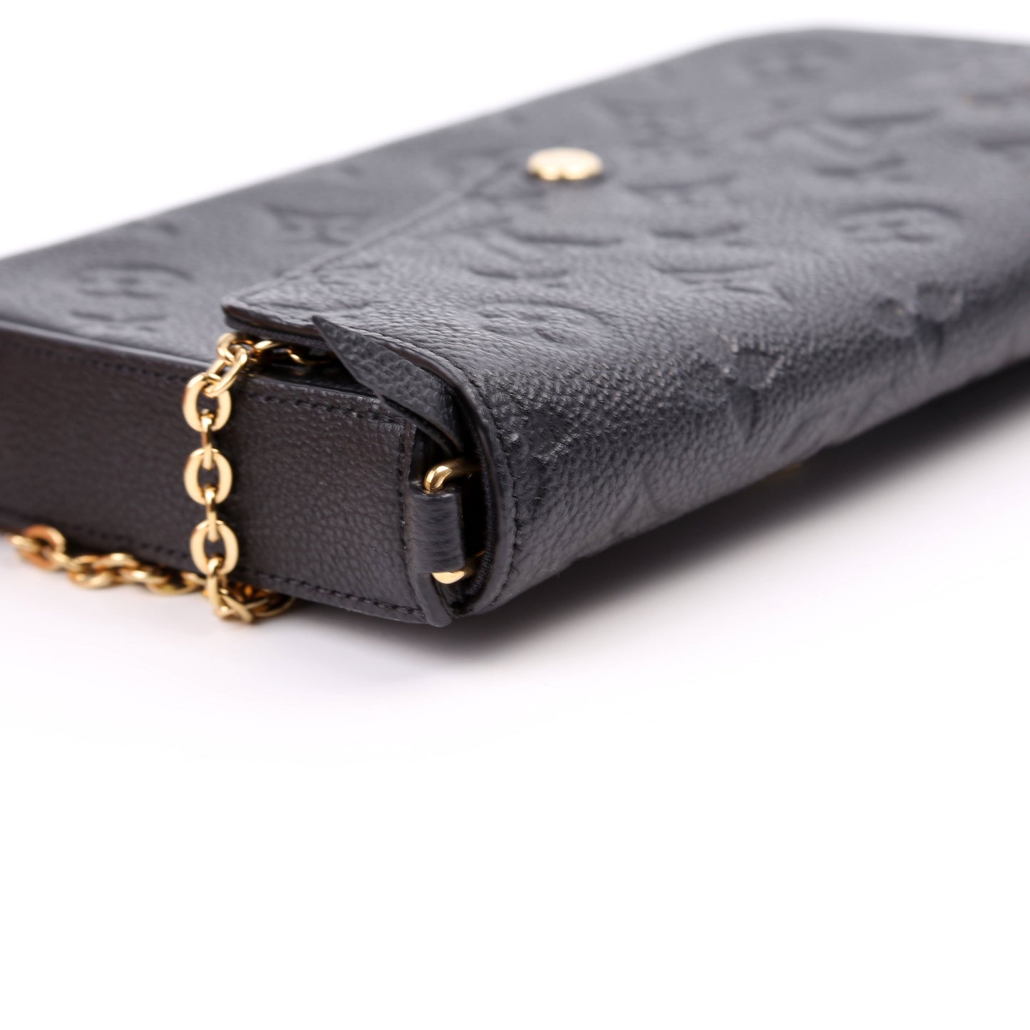 Louis-Vuitton Pochette Felicie Empreinte Black