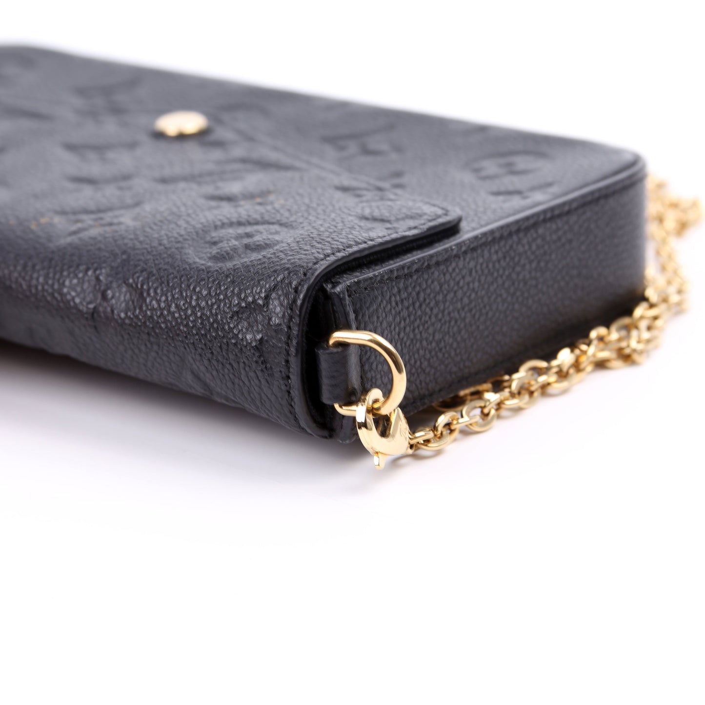 Louis-Vuitton Pochette Felicie Empreinte Black