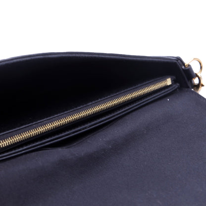 Louis-Vuitton Pochette Felicie Empreinte Black