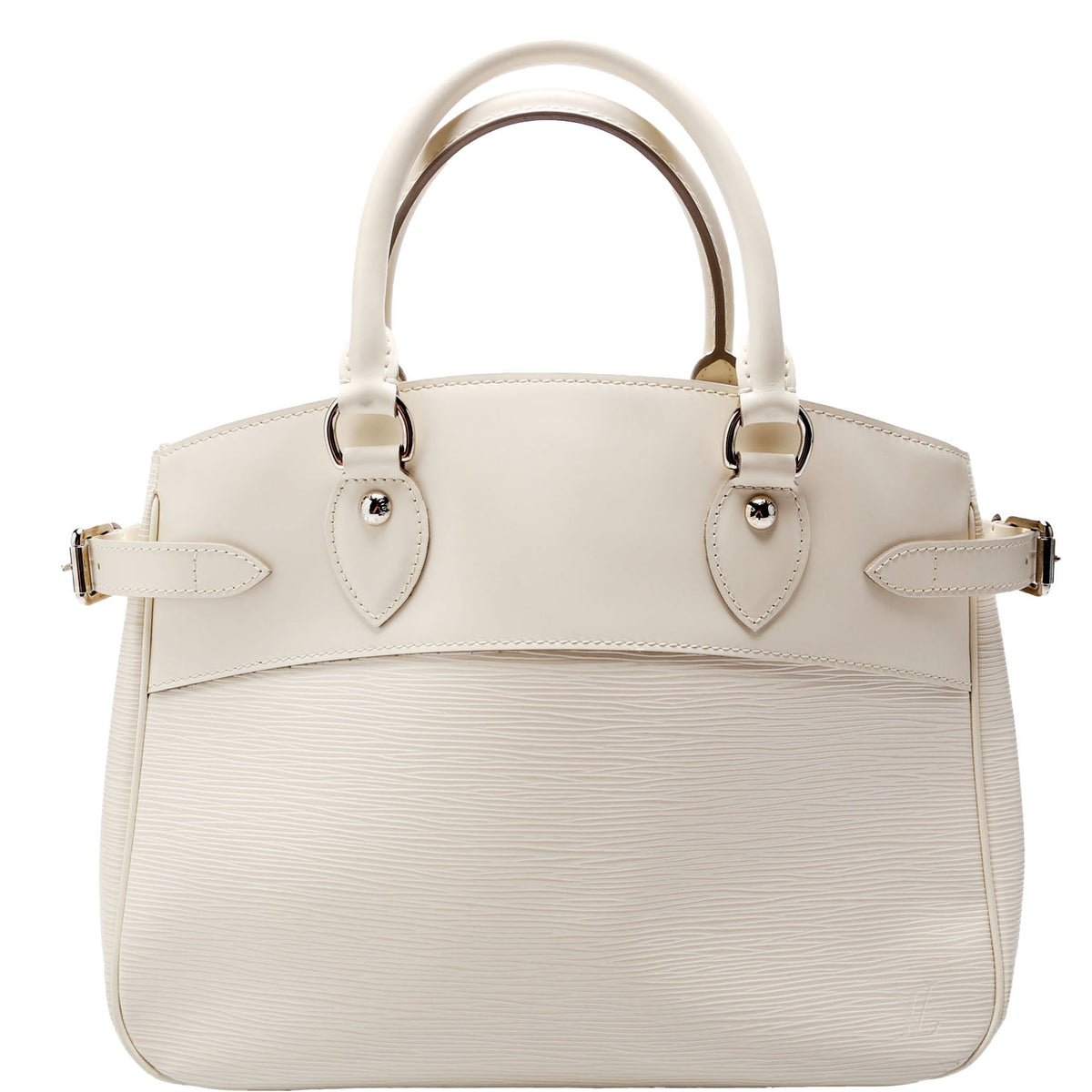 Louis-Vuitton Passy PM Epi White