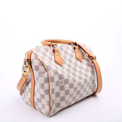 Louis-Vuitton Speedy  Bandouliere Damier Azur