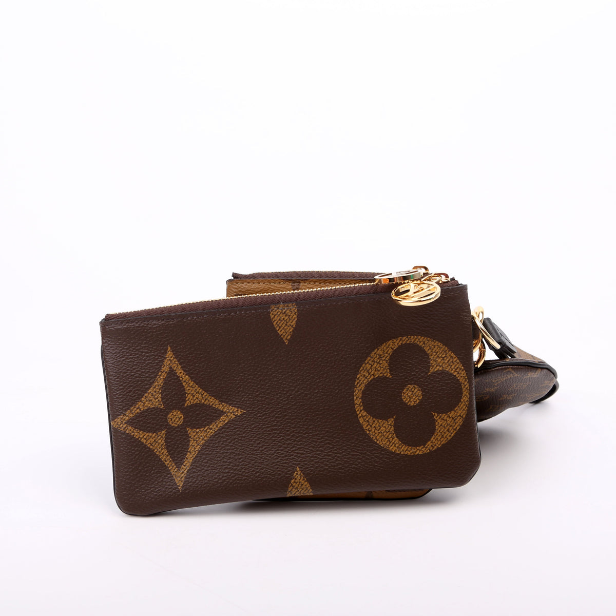 Louis-Vuitton Trio Pochette Reverse Monogram