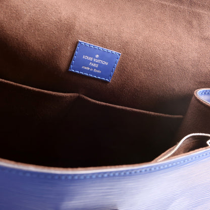 Louis-Vuitton Cluny MM Epi Blue
