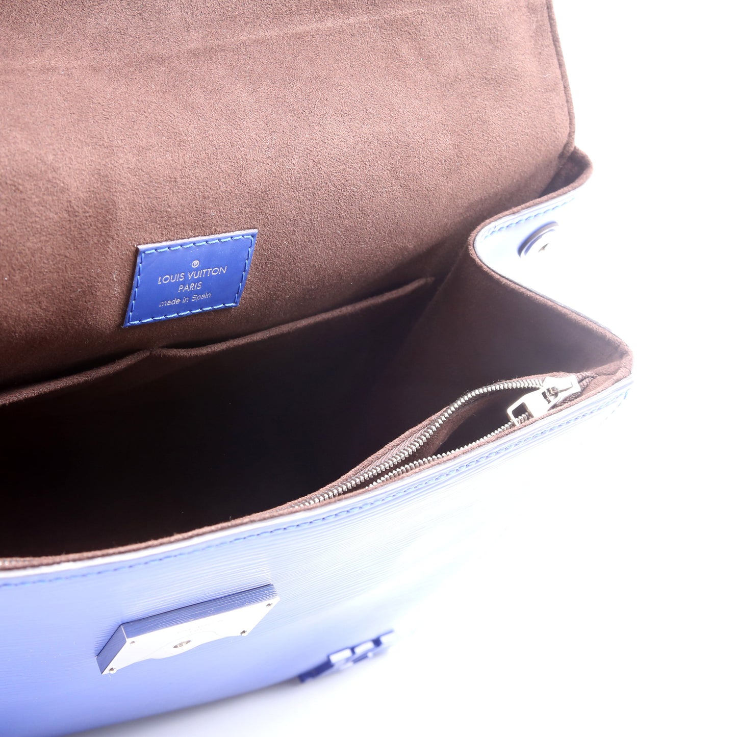 Louis-Vuitton Cluny MM Epi Blue