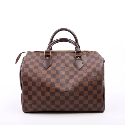 Louis-Vuitton Speedy  Damier Ebene