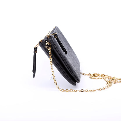 Louis-Vuitton Double Zip Pochette Empreinte Black