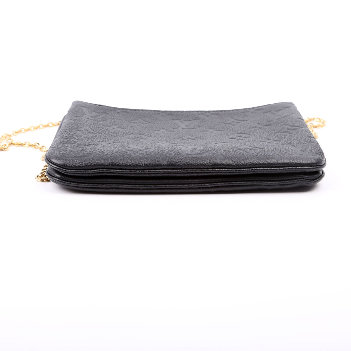 Louis-Vuitton Double Zip Pochette Empreinte Black