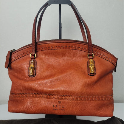 Gucci Bamboo Leather Tote 2014 Collection 339002 138084786