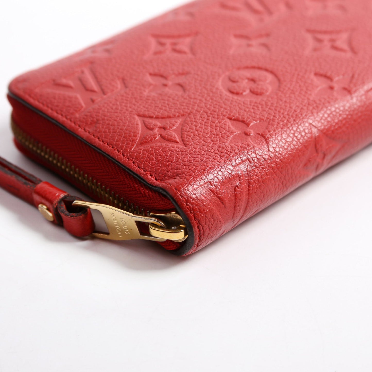 Louis-Vuitton Zippy Wallet Empreinte Red