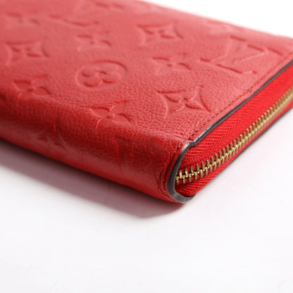 Louis-Vuitton Zippy Wallet Empreinte Red