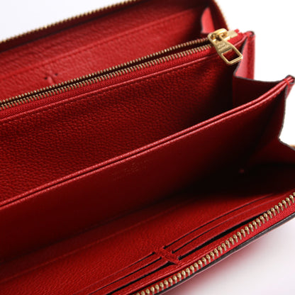 Louis-Vuitton Zippy Wallet Empreinte Red