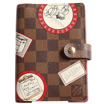 Louis-Vuitton Agenda Small Ring Patch Ebene