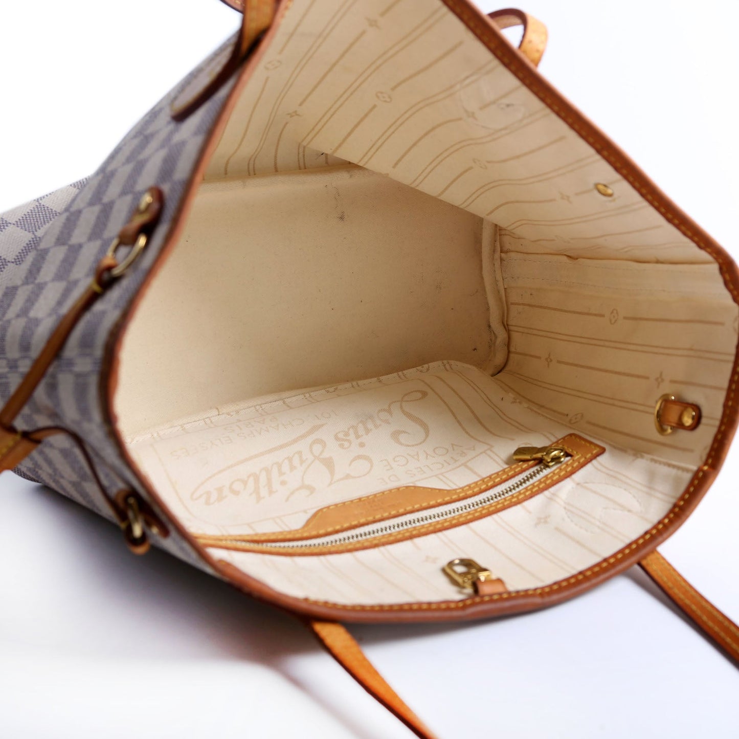 Louis-Vuitton Neverfull PM Damier Azur