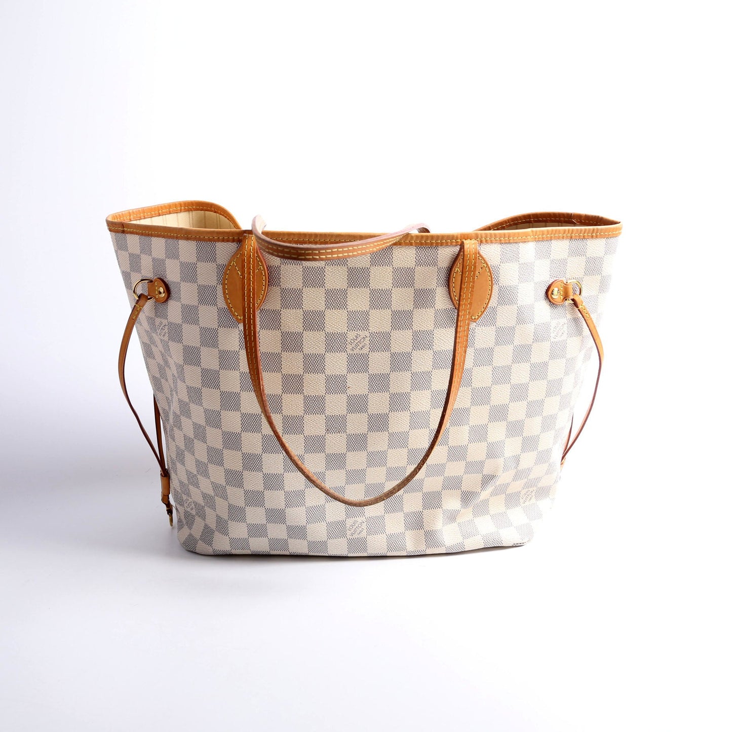 Louis-Vuitton Neverfull MM Damier Azur Blue