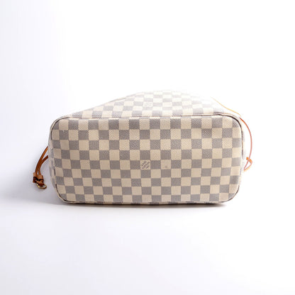 Louis-Vuitton Neverfull MM Damier Azur Blue
