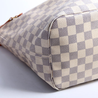Louis-Vuitton Neverfull MM Damier Azur Blue