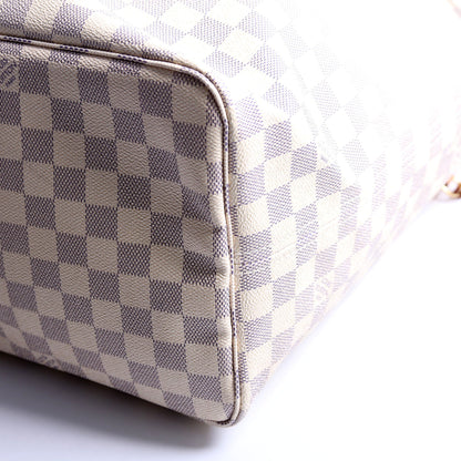 Louis-Vuitton Neverfull With Wallet GM Azur