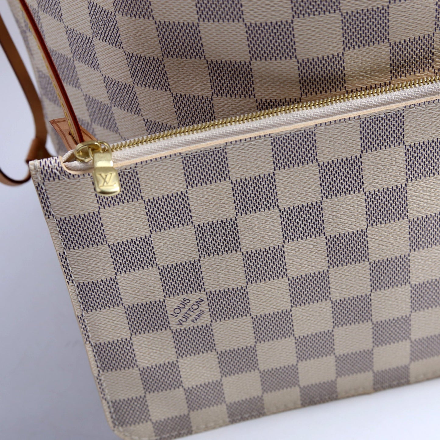 Louis-Vuitton Neverfull With Wallet GM Azur