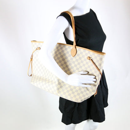 Louis-Vuitton Neverfull With Wallet GM Azur