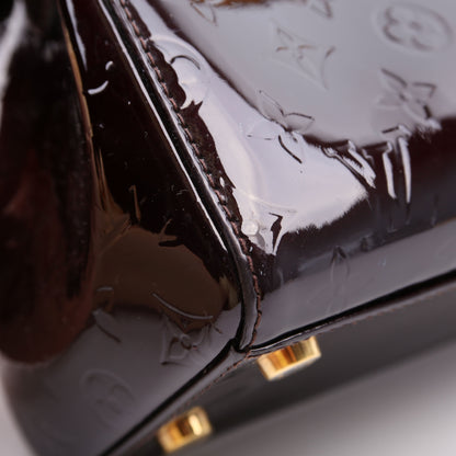 Louis-Vuitton Brea PM Vernis Burgundy