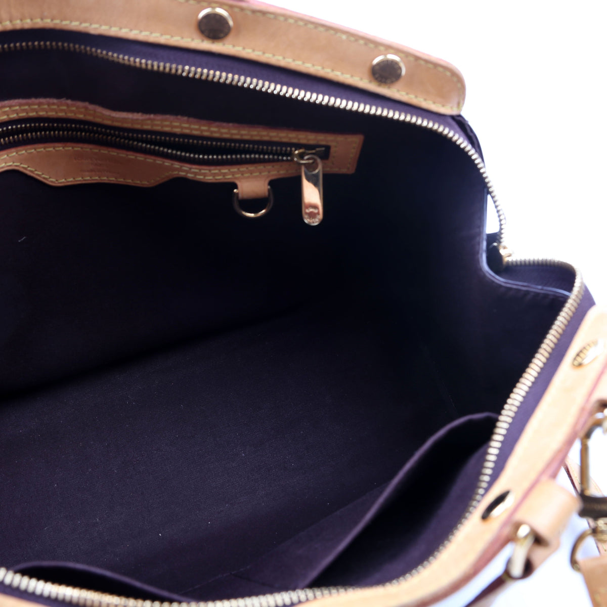 Louis-Vuitton Brea PM Vernis Burgundy