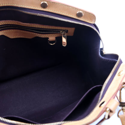 Louis-Vuitton Brea PM Vernis Burgundy