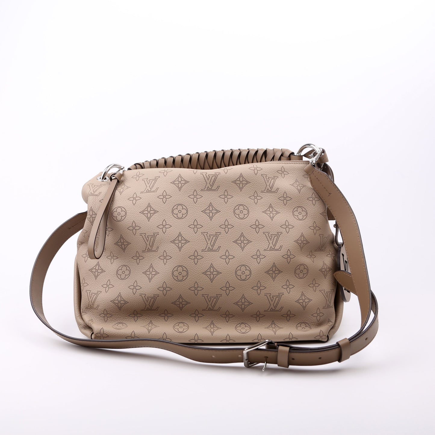 Louis-Vuitton Beaubourg Hobo MM Mahina Taupe
