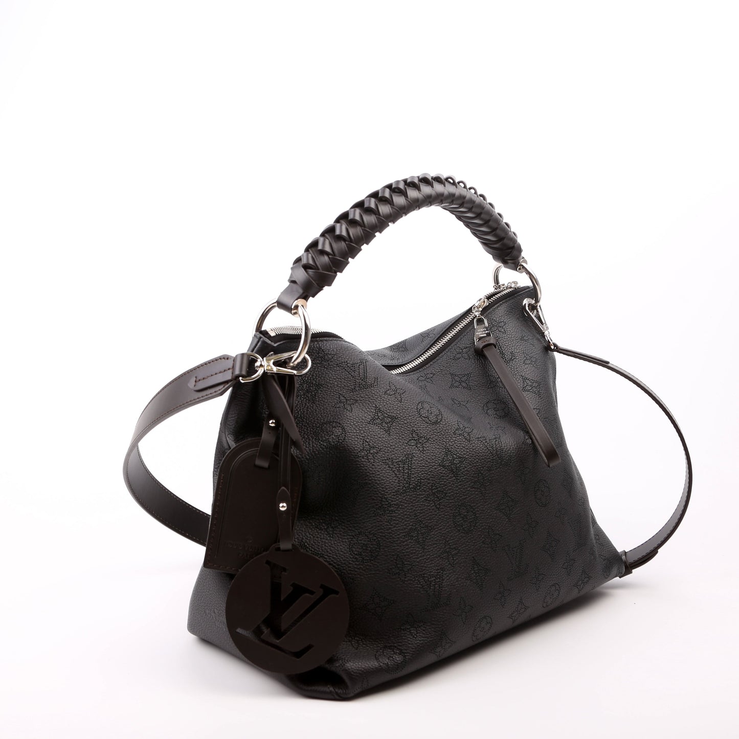 Louis-Vuitton Beaubourg Hobo MM Mahina Black