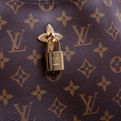 Louis-Vuitton Flower Hobo Monogram Black