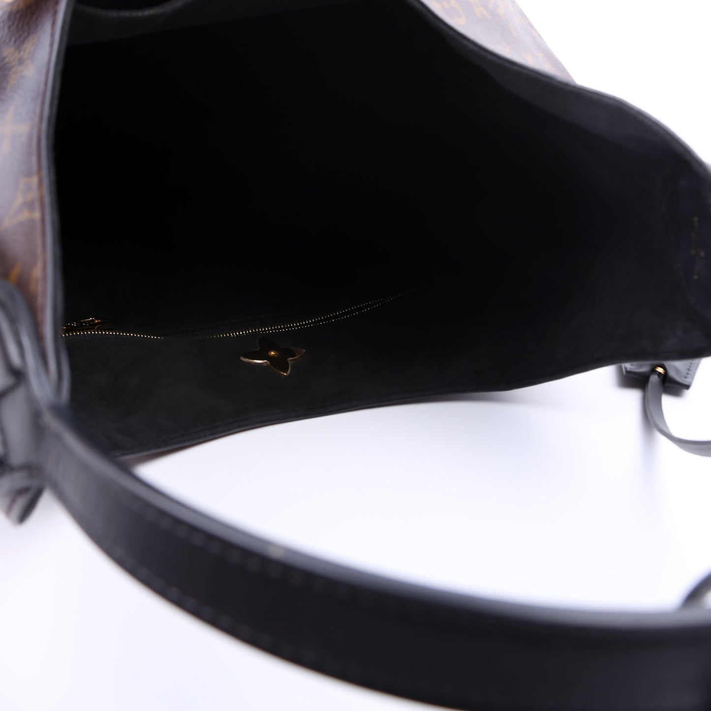 Louis-Vuitton Flower Hobo Monogram Black
