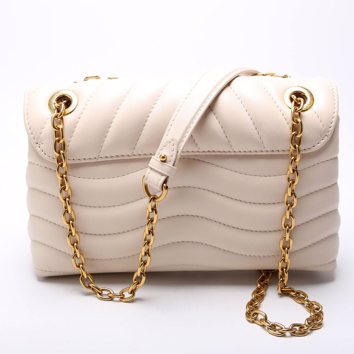 Louis-Vuitton New Wave Chain NM Bag Cream